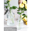 Embossed Glass Vase Emobossed Glass Nordic Decoration Manufactory